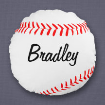 Anpassningsbar Round Baseball Dekorativ kudde