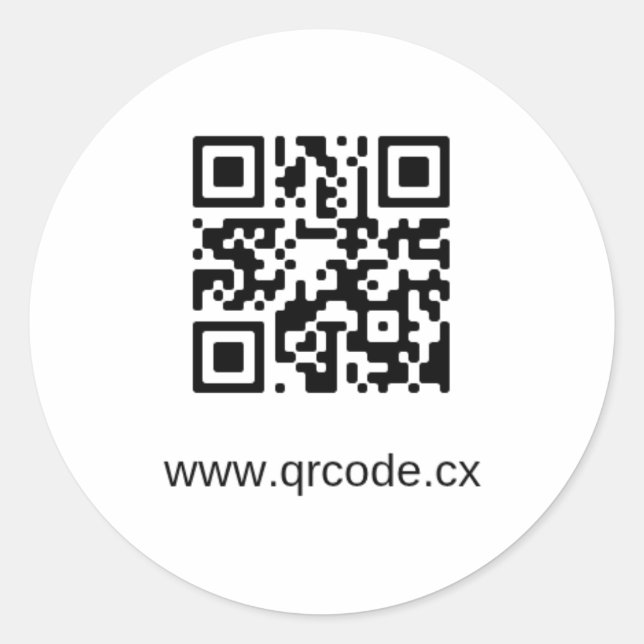 Anpassningsbar Round-etikett Runt Klistermärke (Framsida)