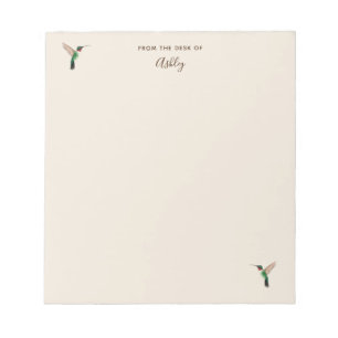Anpassningsbar Ruby-throated Hummingbird Antecknin Anteckningsblock