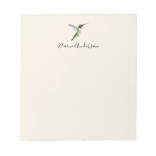 Anpassningsbar Ruby-throated Hummingbird Anteckningsblock