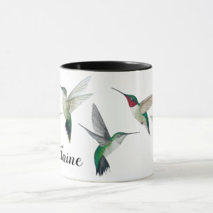 Anpassningsbar Ruby-throated Hummingbird Mugg
