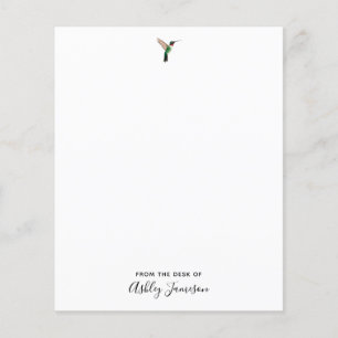 Anpassningsbar Ruby-throated Hummingbird Note Papp