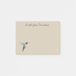 Anpassningsbar Ruby-throated Hummingbird Post-it N