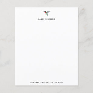 Anpassningsbar Ruby-throated Hummingbird Stationer