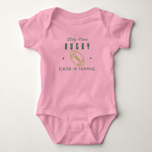 Anpassningsbar Rugby Player in Training Cute Rugby T Shirt
