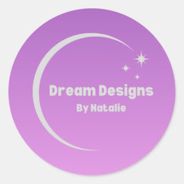 Anpassningsbar Rund Logotyp - etikett