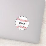Anpassningsbar runda vinyldekal för baseboll klistermärken<br><div class="desc">Anpassningsbar runt vinyldekal för baseboll. Utmärkt sportdesign för lag,  tränare,  spelare och fläkt. Personlig för bil,  bagage och annat.</div>