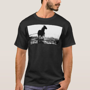 Anpassningsbar Running Horse Pop Art Modern mall T Shirt