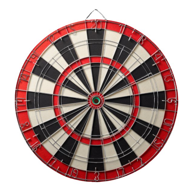 Anpassningsbar Rustic Dartboard Darttavla (Framsidan)
