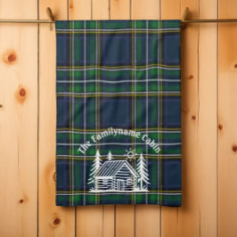 Anpassningsbar Rustic Family Cabin Kitchen Towel Kökshandduk