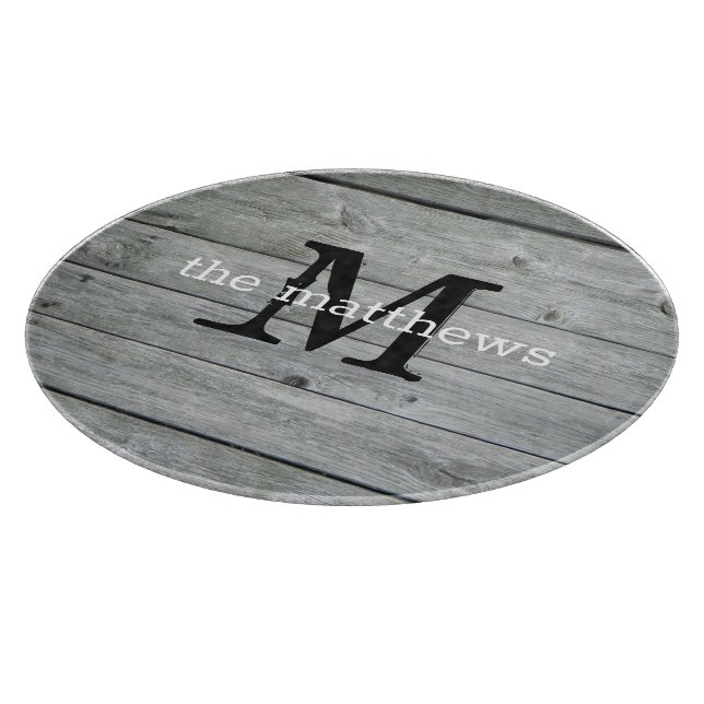 Anpassningsbar Rustic Namn Land lantbruksmonogramm (Hörn)