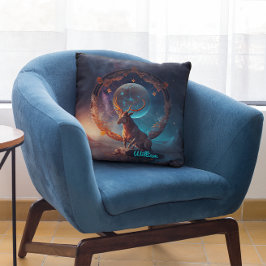 Anpassningsbar Sagittarius Zodiac Fantasy Sol Sign Kudde