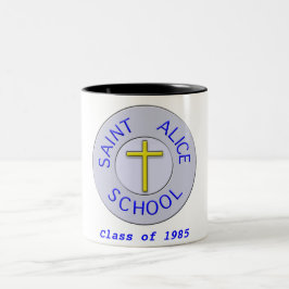 Anpassningsbar Saint Alice School Färg Klass av Två-Tonad Mugg