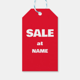 anpassningsbar SALE DISCOUNT FOR SHOP Presentetikett