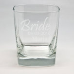 Anpassningsbar Sand Etched Brudens sida Square Ste<br><div class="desc">Glas av kvadratisk Sten av hög kvalitet.   Detta är ett vackert,  anpassat glas av kvadratisk Sten som passar för alla tillfälle.  Underbar för en Bride i Bröllop.</div>