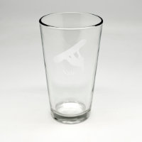 Anpassningsbar Sand Etched Pint Glass #16