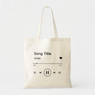 Anpassningsbar sång och artist Musikspelare Toteba Tygkasse