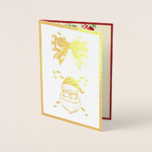 Anpassningsbar Santa in Shades and Kor Käpp jul