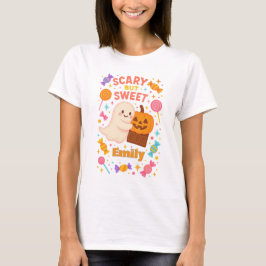 Anpassningsbar Scary Sweet Halloween T-Shirt