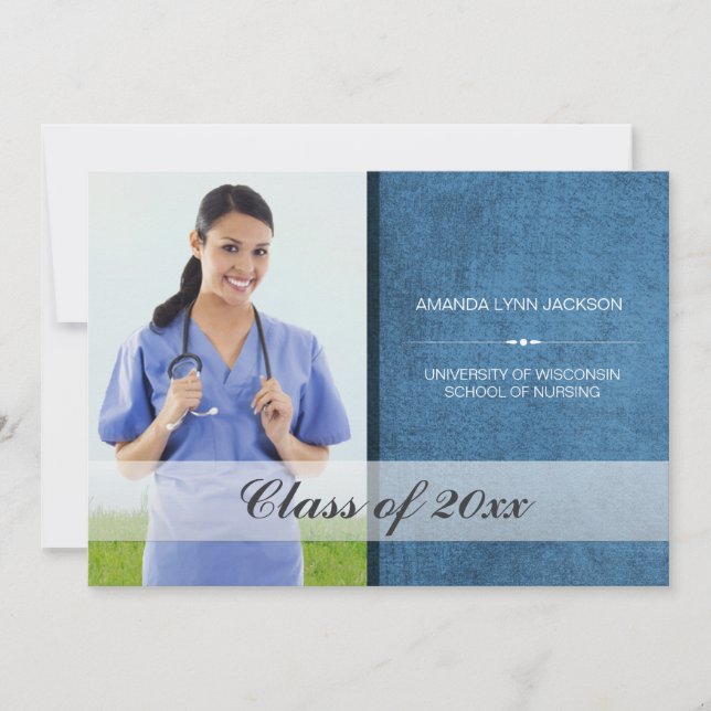 Anpassningsbar School Studenten Photo Notice Meddelande (Framsida)