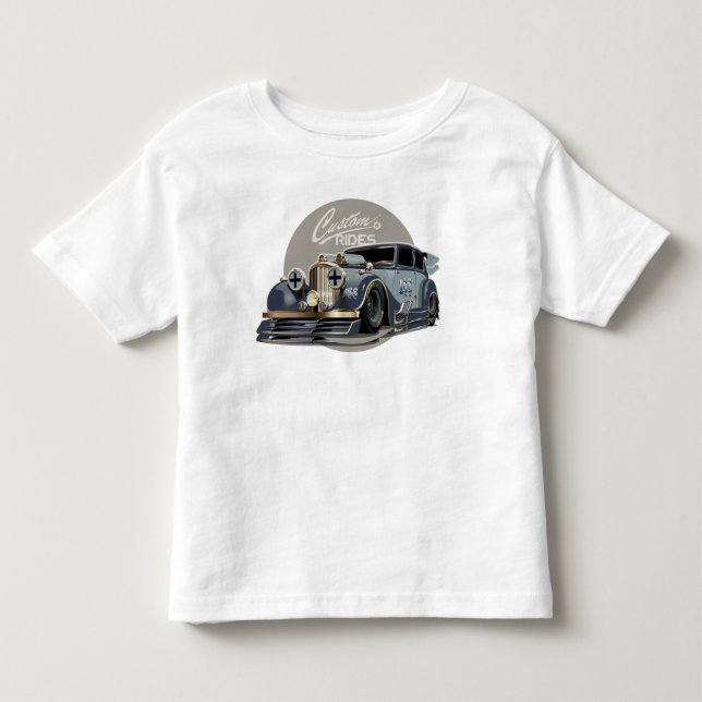 Anpassningsbar-sci-fi-tävling-bil T Shirt (Framsida)