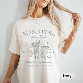 Anpassningsbar Scottsdal Bachelorette Party Man ja T Shirt