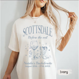 Anpassningsbar Scottsdale Bache Party före slöjan T Shirt