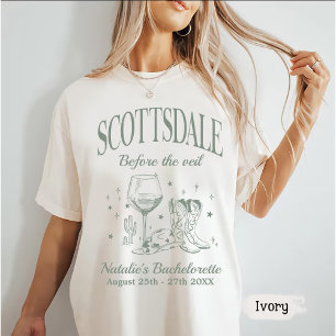 Anpassningsbar Scottsdale Bache Party före slöjan T Shirt