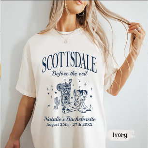 Anpassningsbar Scottsdale Bache Party före slöjan T Shirt