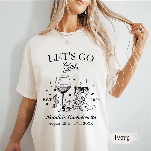 Anpassningsbar Scottsdale Bachelorette Party Låt o T Shirt (Skapare uppladdad)
