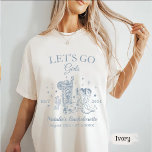 Anpassningsbar Scottsdale Bachelorette Party Låt o T Shirt<br><div class="desc">Anpassningsbar Scottsdale Bachelorette Party Låt oss Go Girl</div>