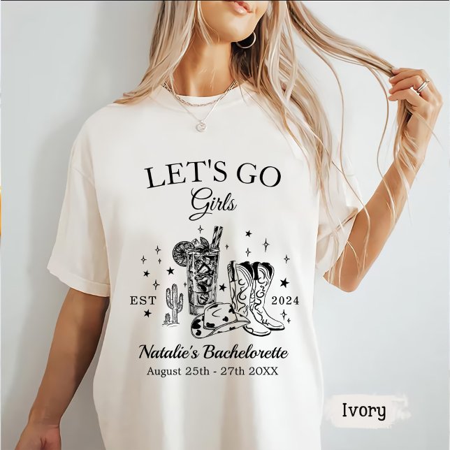 Anpassningsbar Scottsdale Bachelorette Party Låt o T Shirt (Skapare uppladdad)