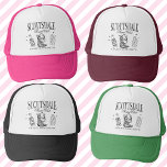 Anpassningsbar Scottsdale Bachelorette Party Socia Keps<br><div class="desc">Få redo att vända huvudet vid din Scottsdale-bachelorette-bash med vår Anpassningsbar Scottsdale Bachelorette Party Social Klubb Truckerkeps! Det här är det ultimata tillbehöret för din personlig lyxa bachelorette-upplevelse, packad med alla nyckel-attribut för att göra den oförglömlig. Vår truckerkeps, som är skapad för bruden och hennes ställning, förkroppsligar kärnan i ert...</div>