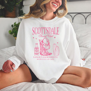 Anpassningsbar Scottsdale Bachelorette Party Socia T Shirt