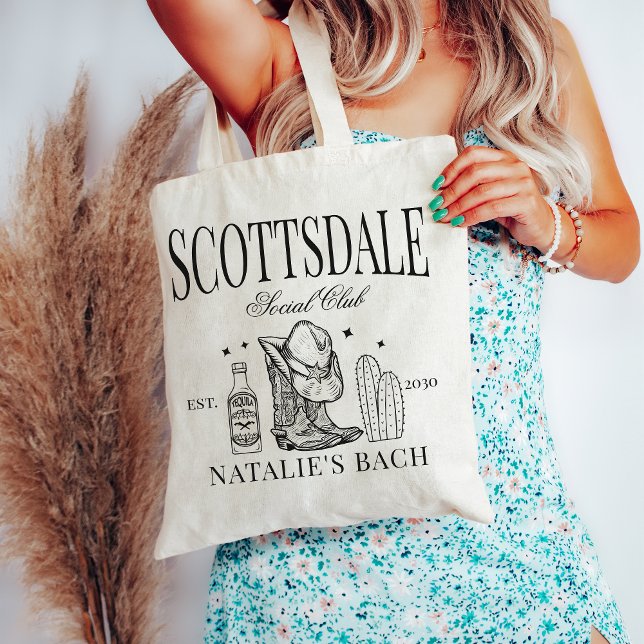Anpassningsbar Scottsdale Bachelorette Party Socia Tygkasse (Skapare uppladdad)