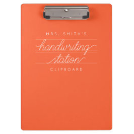 Anpassningsbar Script-lärare eller Student Clipboa
