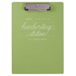 Anpassningsbar Script-lärare eller Student Clipboa
