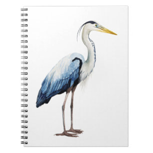 Anpassningsbar Seabird Heron II Anteckningsbok Med Spiral