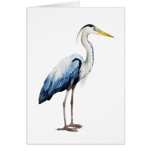 Anpassningsbar Seabird Heron II Hälsningskort