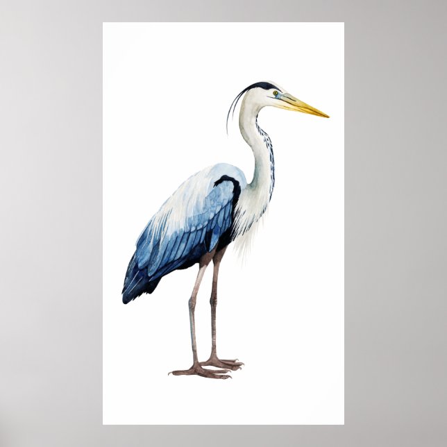 Anpassningsbar Seabird Heron II Poster (Framsidan)