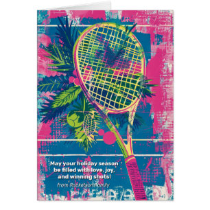 🎾 Anpassningsbar, Season Hälsning: Kärlek-Kärlek Hälsningskort