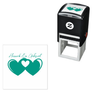Anpassningsbar Self Inking Rubber Frimärke Självfärgande Stämpel