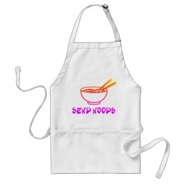 Anpassningsbar Send Noods Cooking Chef Baking Pock Förkläde