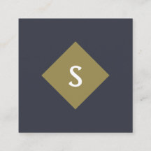 Anpassningsbar Senior Monogram2-affärskort