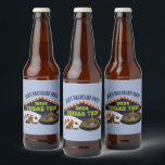 Anpassningsbar Sgroggarresa Las Vegas Kasino Ölflaska Etikett<br><div class="desc">Anpassa dina egna etiketter för sgroggarflaskor för en resa till Las Vegas. En cool personlig etikett på en ölflaska med kasinospel som en kortlek,  pokerchips och roulettehjul med Vegas Resa i gul skrift. Rolig spelardesign.</div>