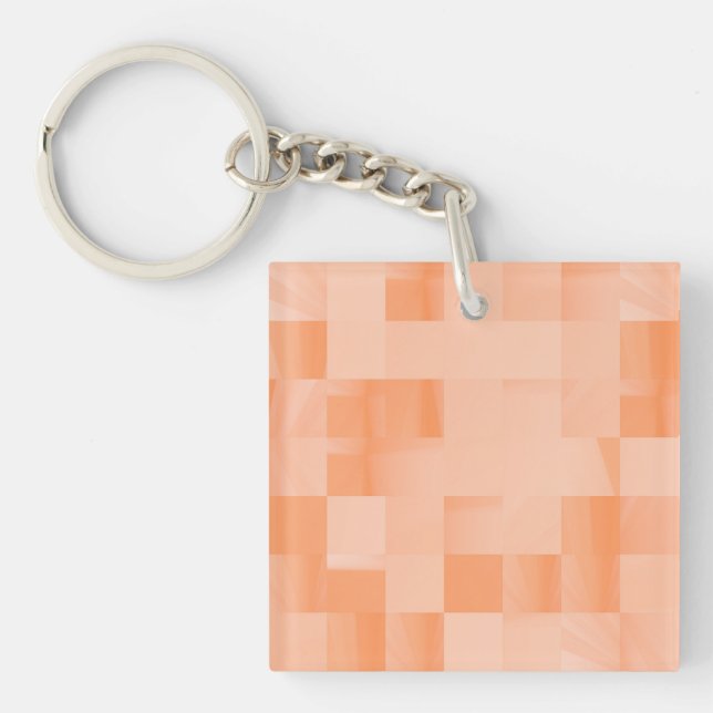 Anpassningsbar Shades of Peach Fuzz-fyrkanter (Framsidan)