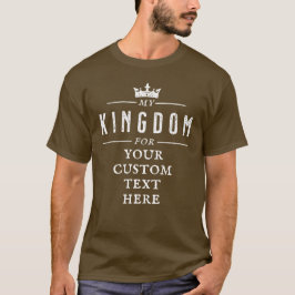 Anpassningsbar Shakespeare-offert T Shirt