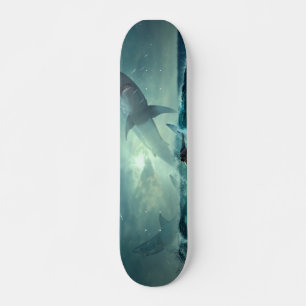 Anpassningsbar Shark Mini Skateboard Bräda 18,5 Cm