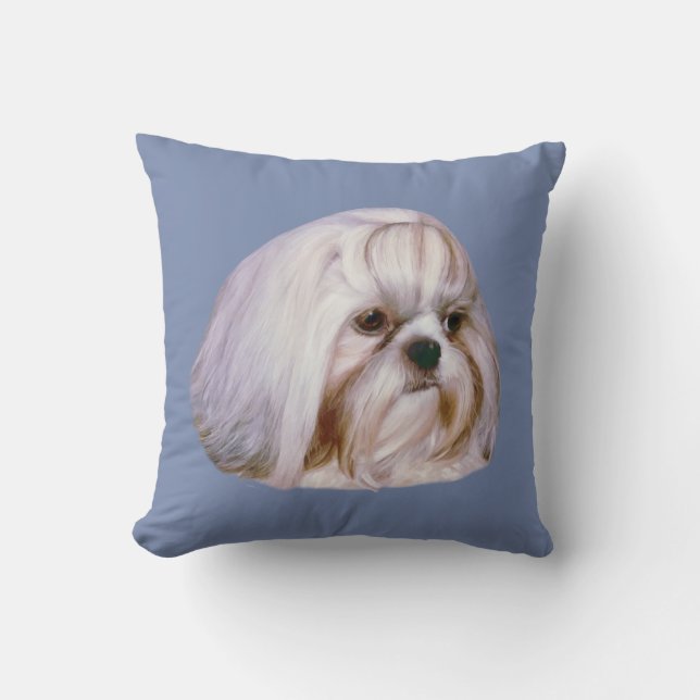 Anpassningsbar Shih Tzu Hund Kudde (Framsida)