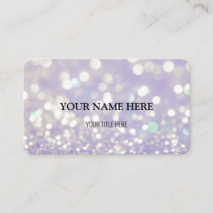 Anpassningsbar Shimmering Bokeh Visitkort